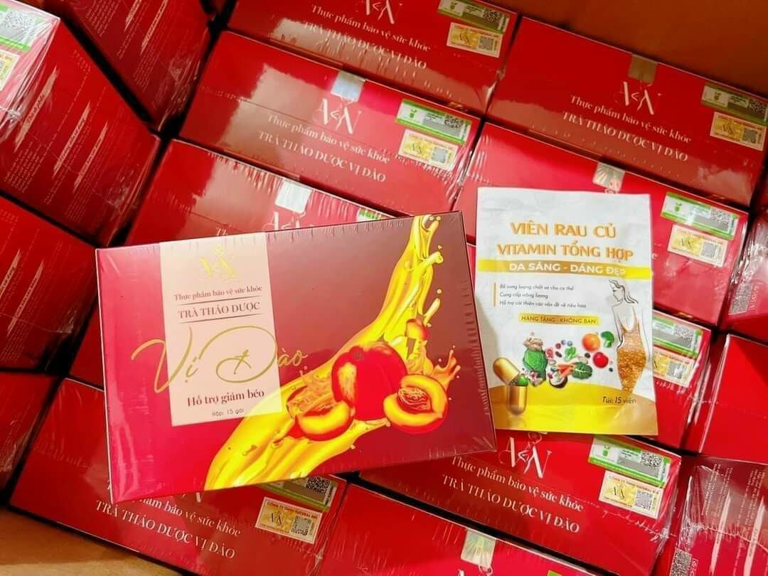 Trà thảo dược vị đào 🍑