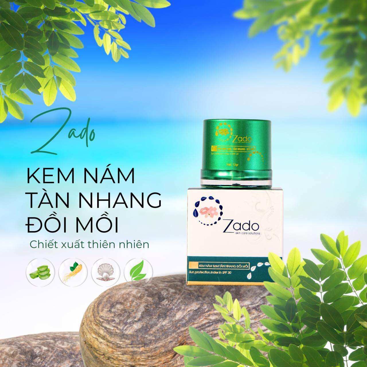 Kem Zado Nám Sạm Tàn Nhang Đồi Mồi ,12gram