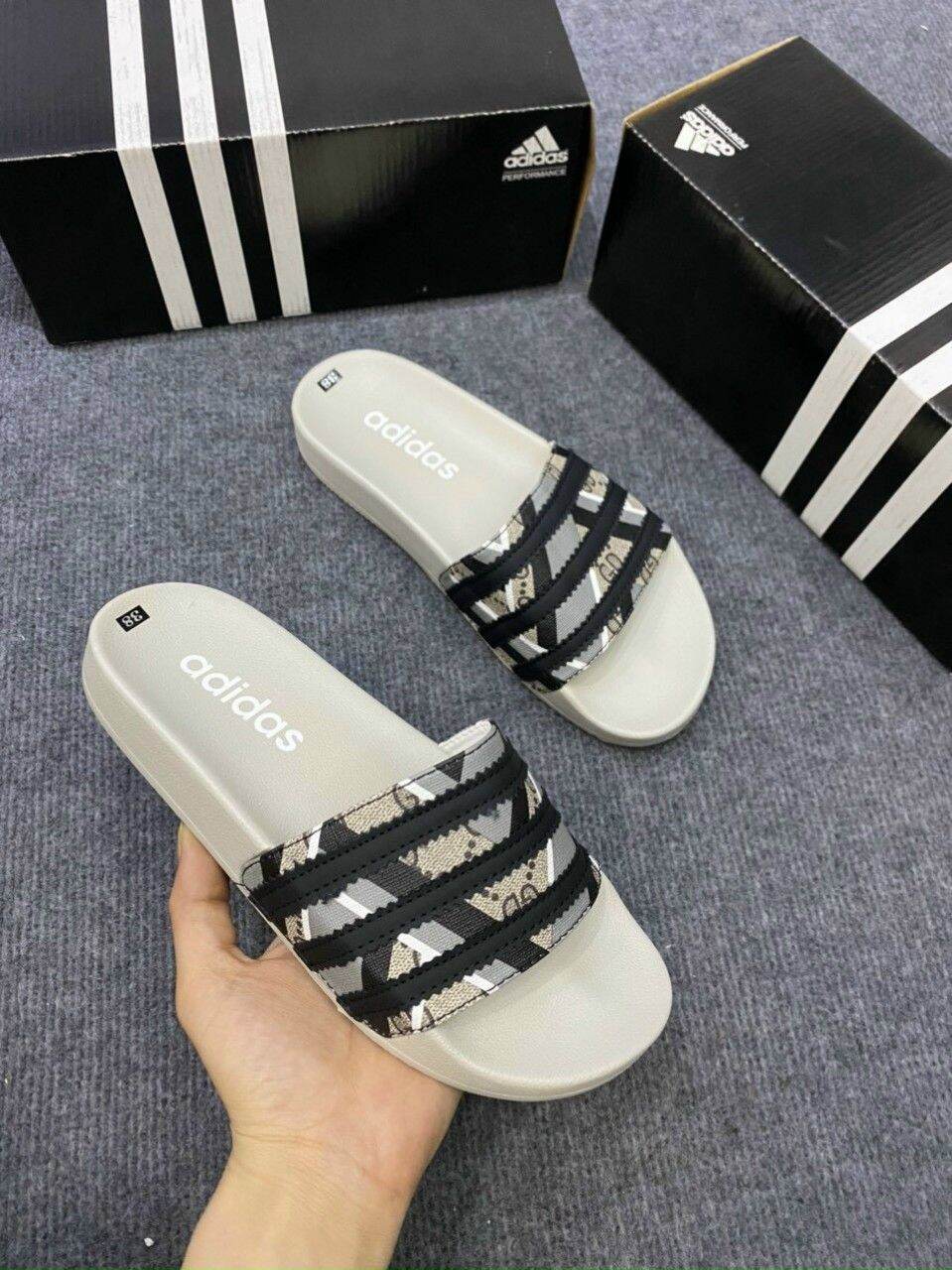 Dép Quai Ngang Adidas Full Box Bill
