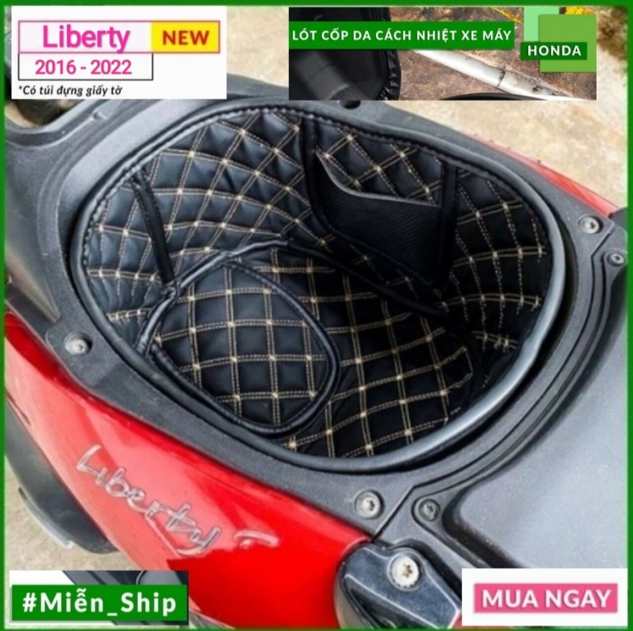 Đệm cốp xe máy liberty * 2016 - 2022
