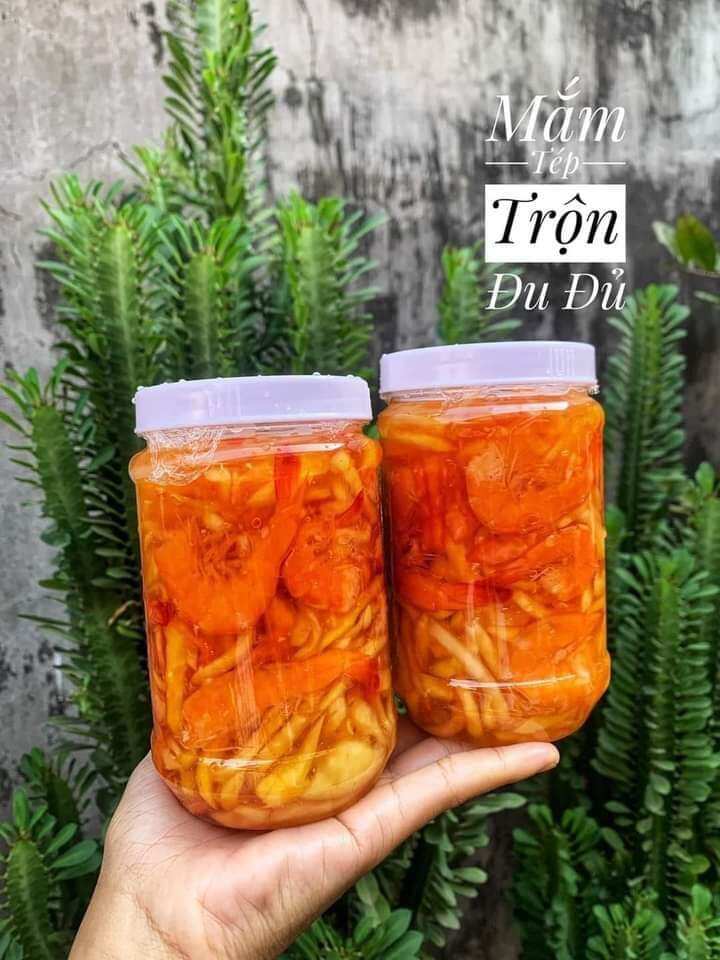 Mắm tép đu đủ