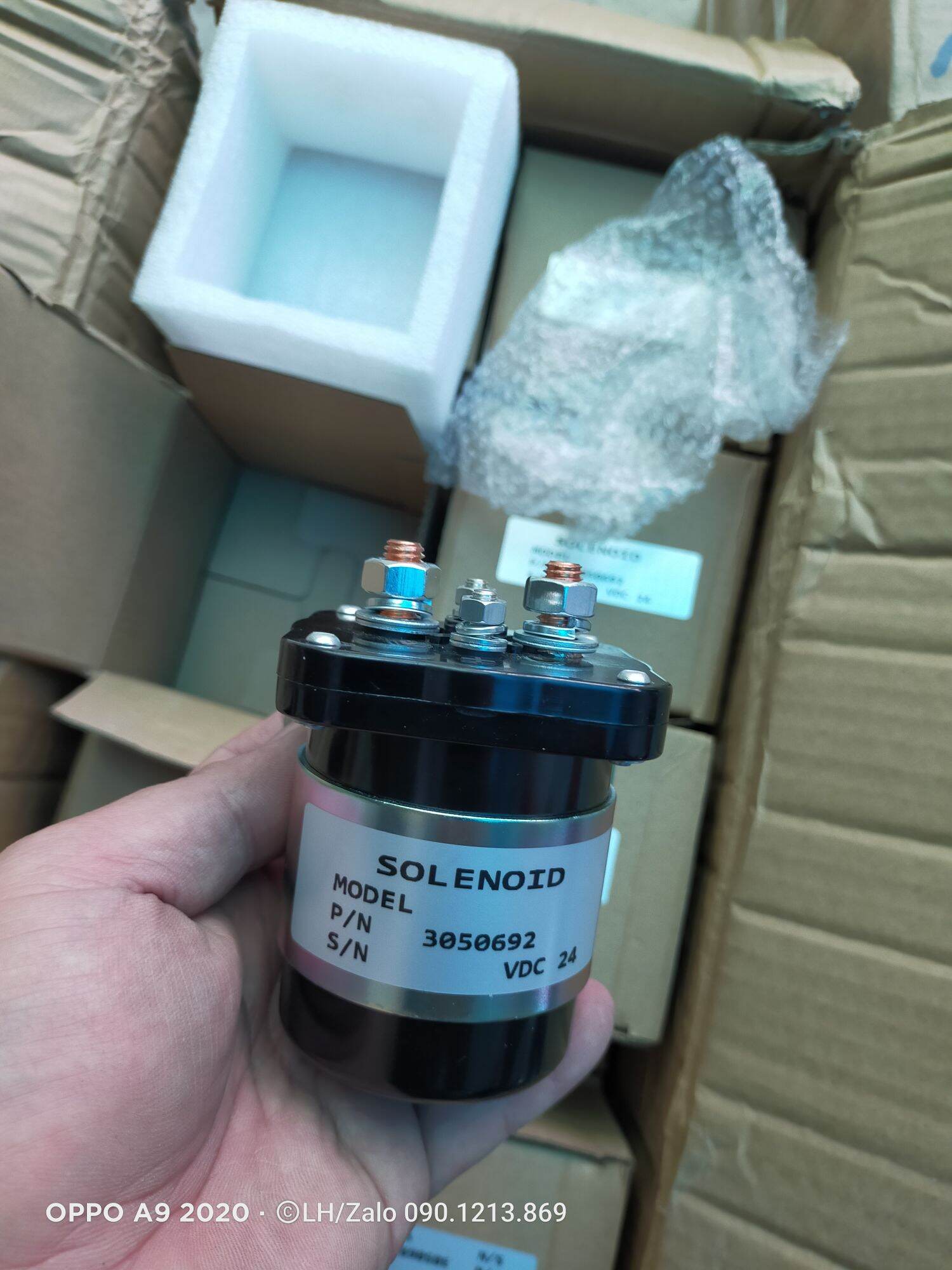 Solenoid cóc đề phụ động cơ Cummins 3050692 12vdc 24vdc, rơ le đề phụ máy Cummins chất lượng cao 3050692 12v 24v hàng nhập khẩu tiêu chuẩn chất lượng G7