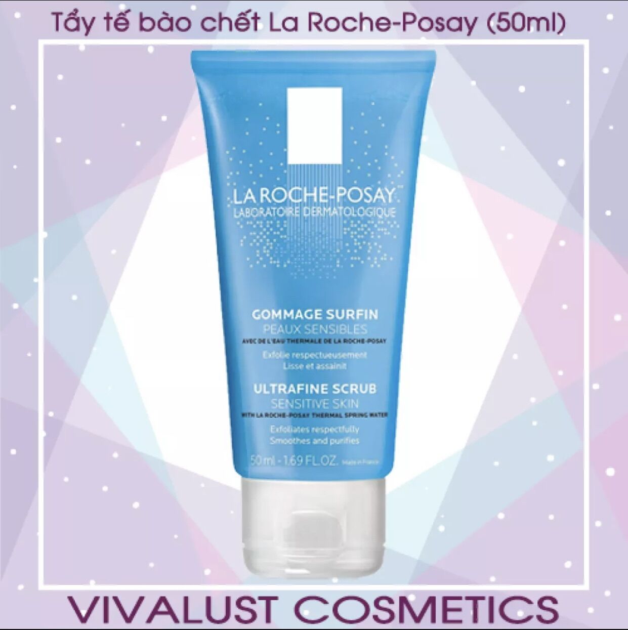 [HCM]Gel Tẩy Tế Bào Chết La Roche-Posay Ultra Fine Scrub Sensitive Skin (50ml) - Dành Cho Da Dầu Mụn & Nhạy Cảm