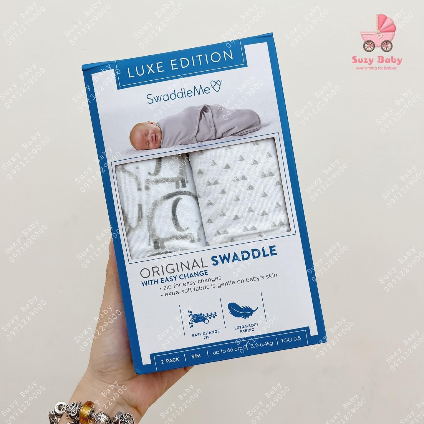 Ủ kén cotton swaddle me chính hãng