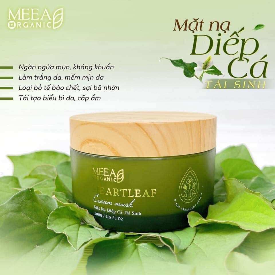 Mặt nạ diếp cá me la orgamic tái sinh, giúp trắng da,mơ thâm,ngăn ngừa mụn 120g