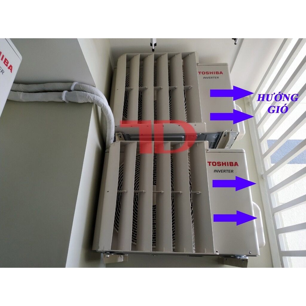 Louver kt(470x490)mm - Chuyển Hướng Gió Điều Hoà Hàng Dày Màu Bền Cho Mọi Loại Máy