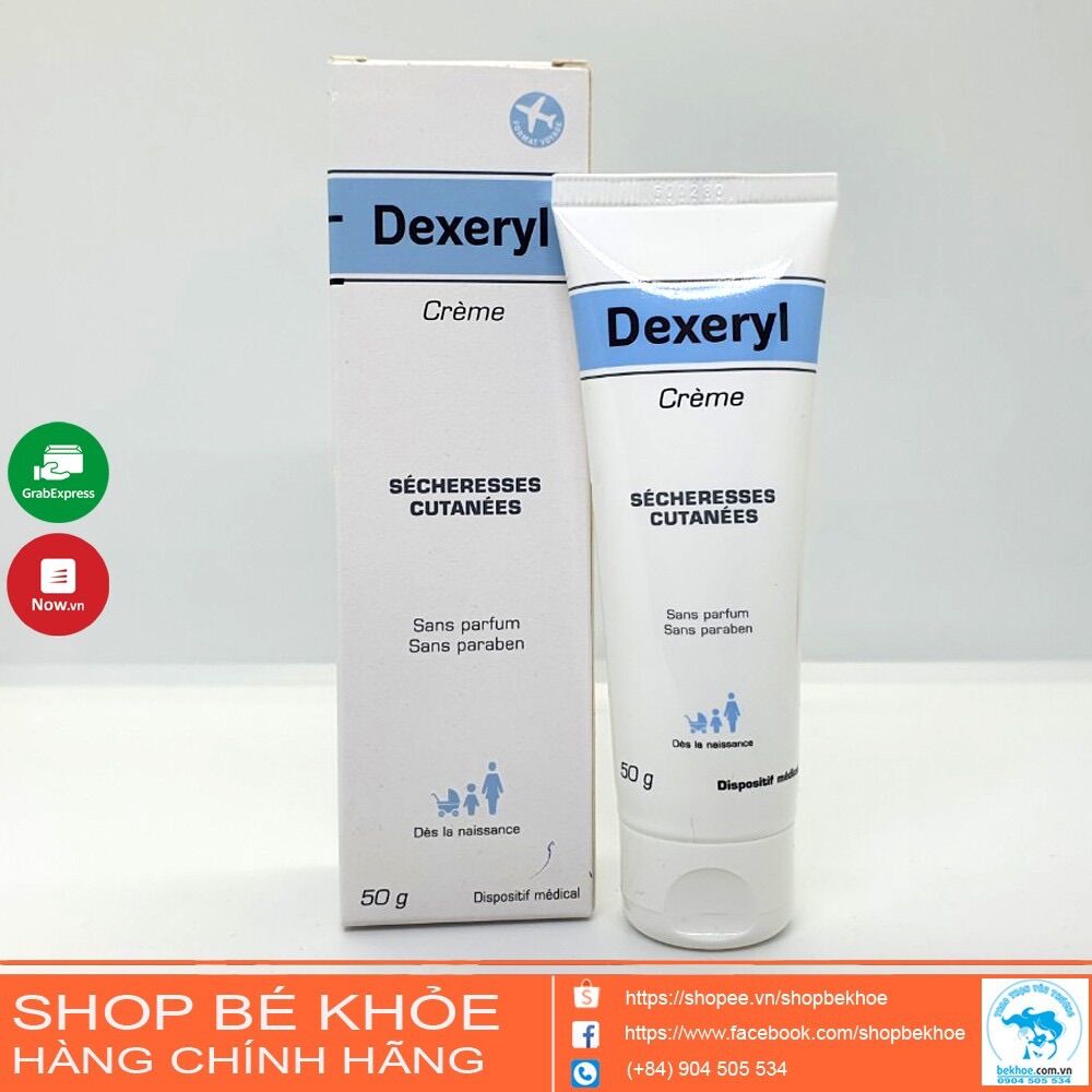 Kem Dexeryl - Dưỡng khô, nẻ, chàm cơ địa, chàm sữa cho TE
