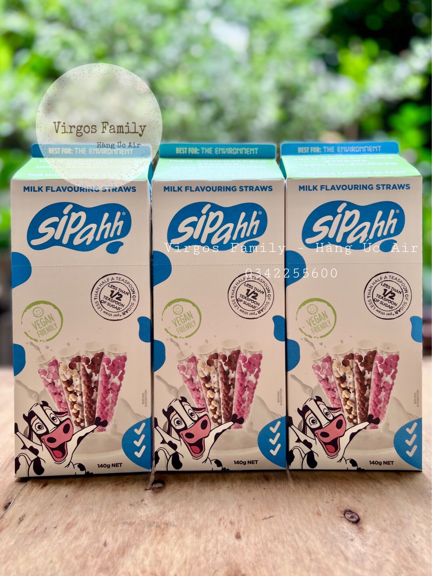 Ống hút đổi mùi vị Sipahh Úc