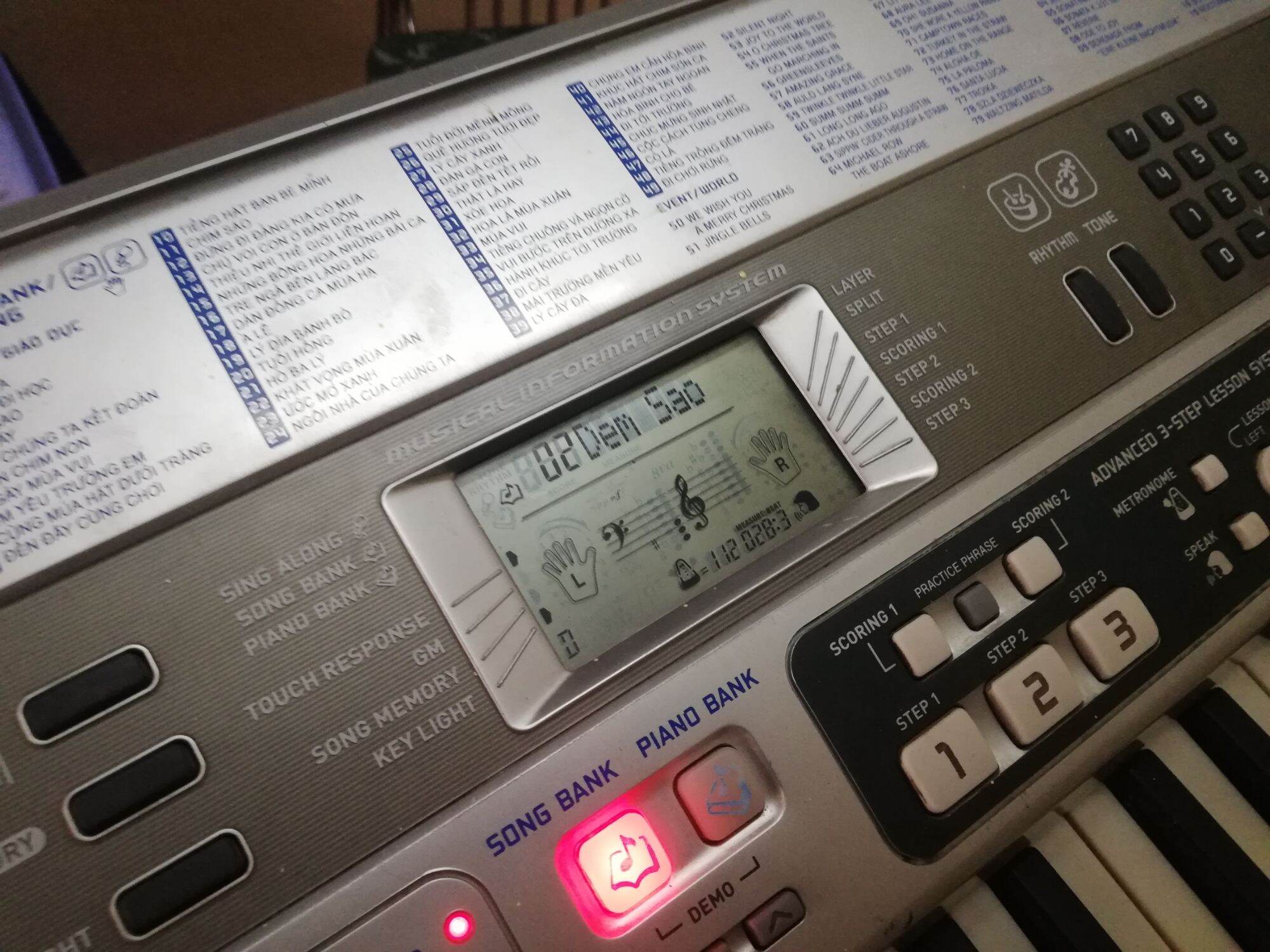 Đàn organ Casio LK55.vn