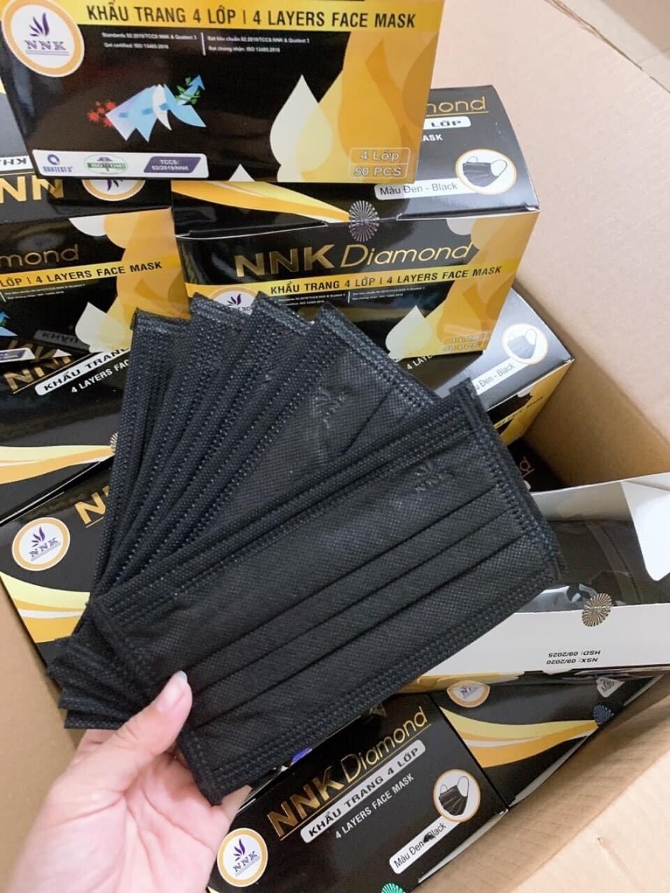 1 Hộp / 50 Cái Khẩu Trang Y Tế Cao Cấp NNK DIAMOND Kháng Khuẩn Lọc Bụi