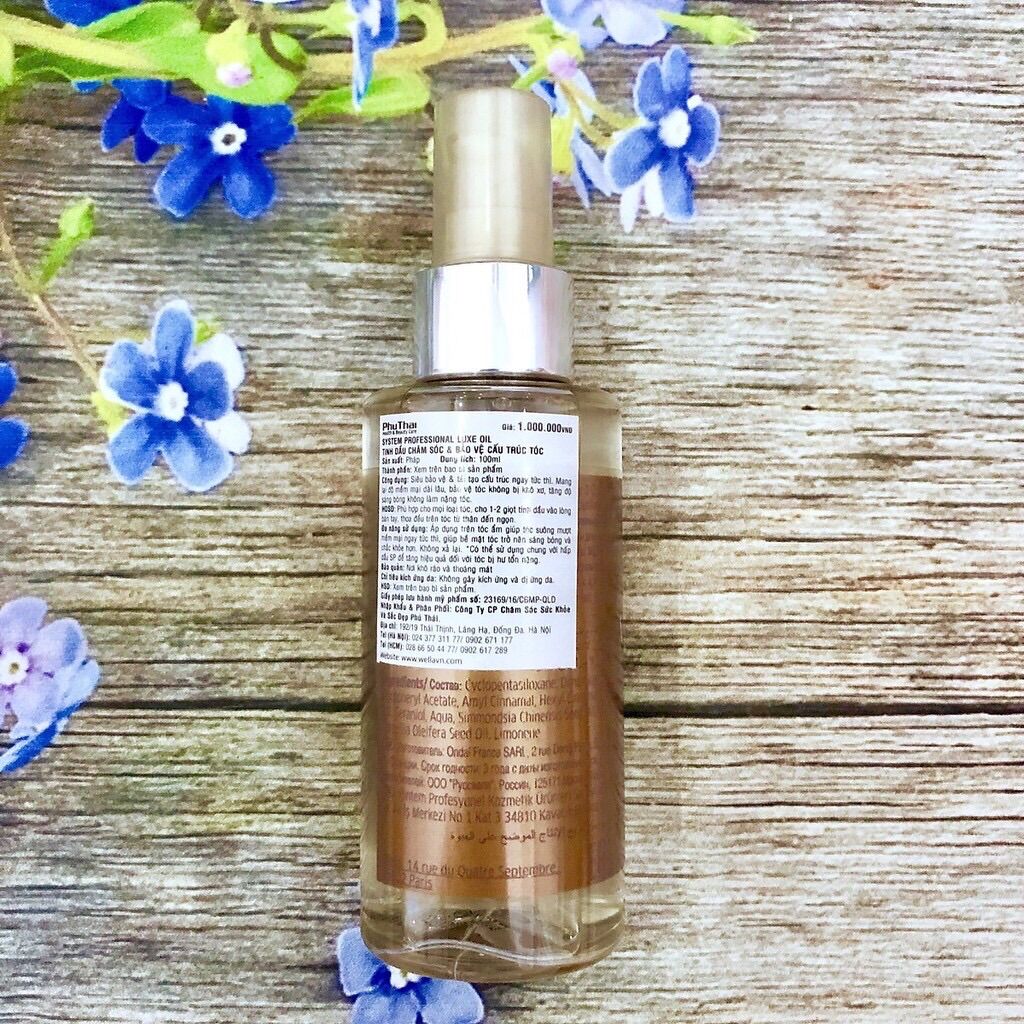 Tinh dầu phục hồi tóc SP Wella Luxe Oil 100ml ( New 2021 )