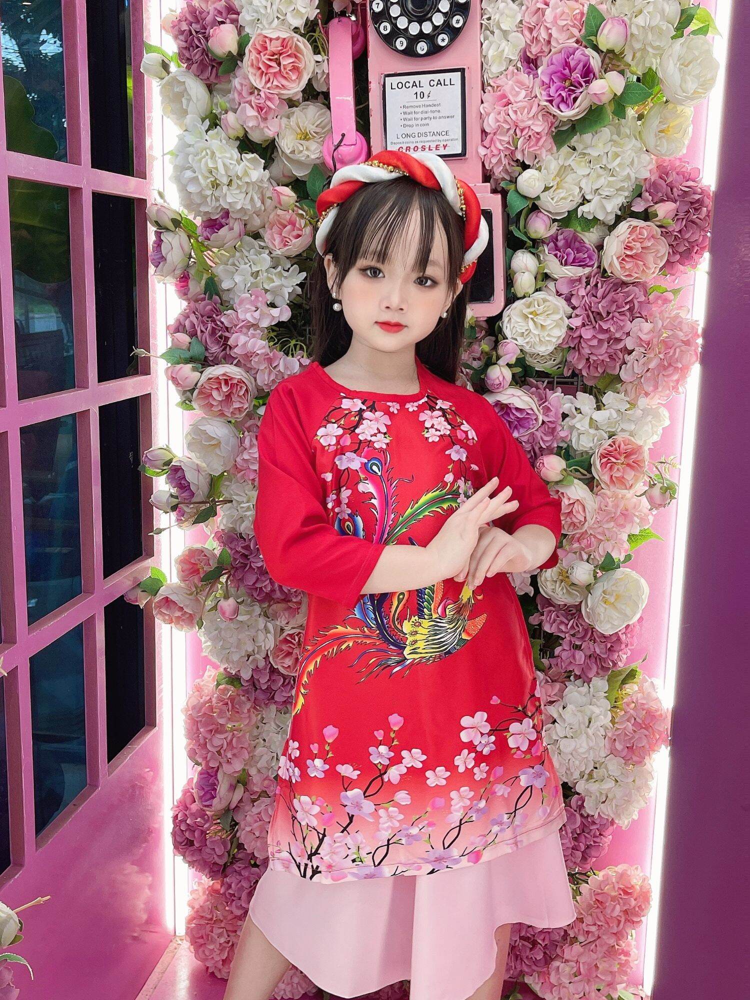 Ao Dai for Girls Phuong Hoang