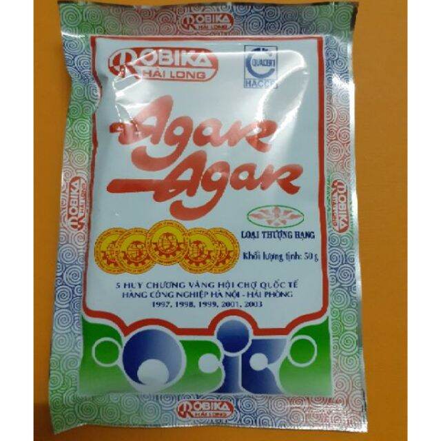 1 gói Bột thạch agar 50g