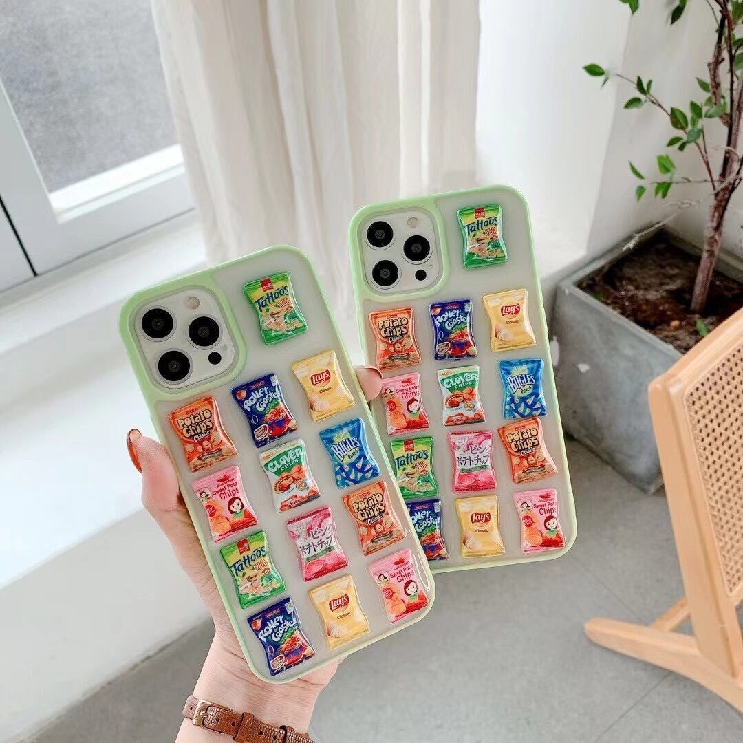 Ốp lưng bánh snack dễ thương iphone 6,6s,6 plus,...