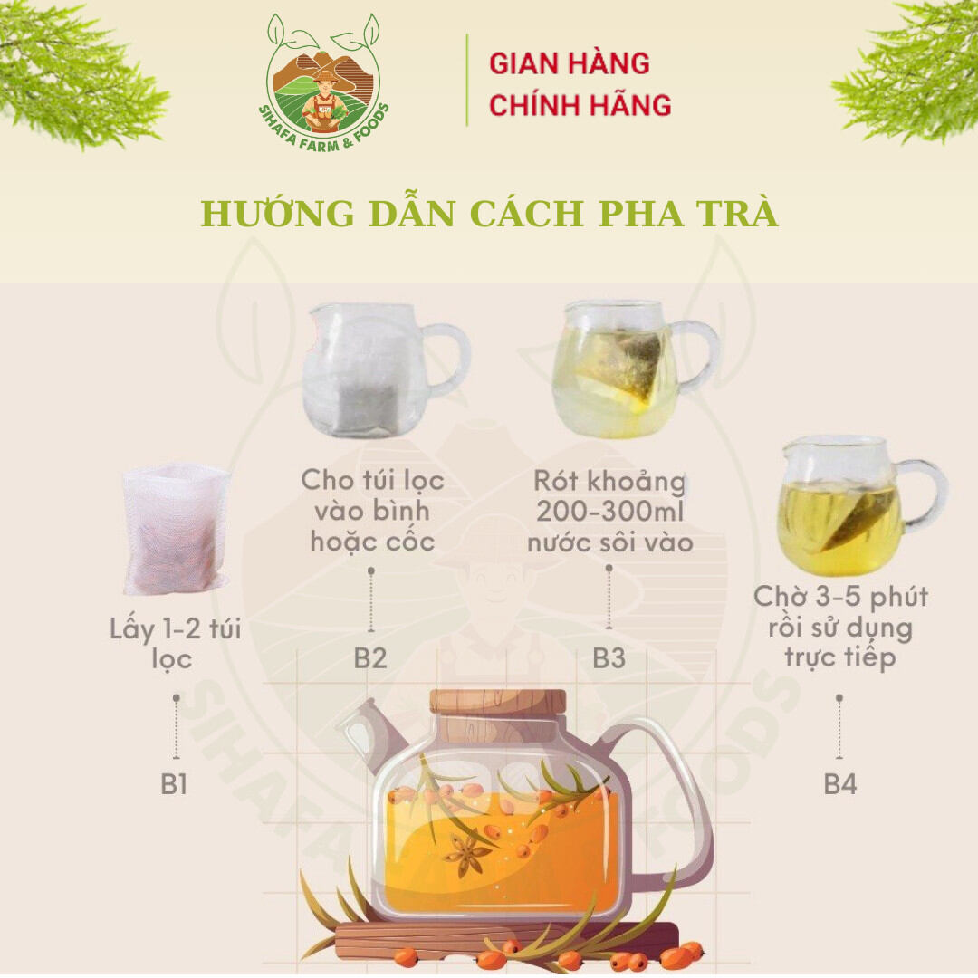 Trà Đinh Lăng Sấy Lạnh SIHAFA