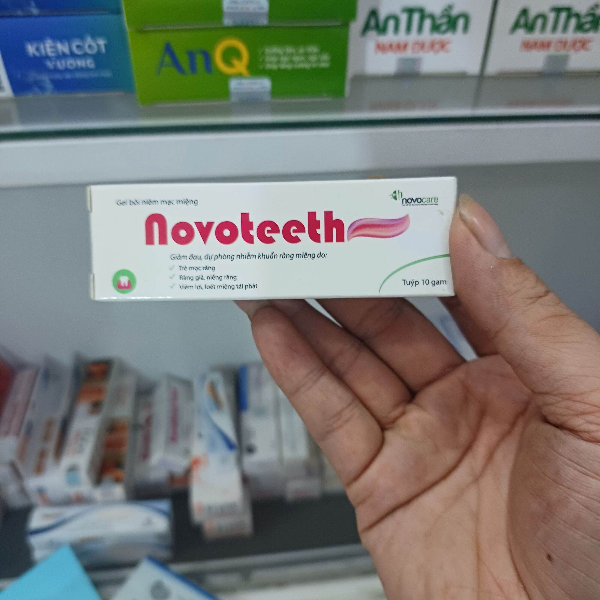 Gel bôi răng miệng novoteeth