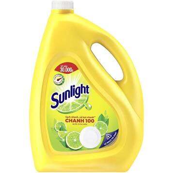 Nước Rửa Chén Sunlight Chanh can 3,6kg