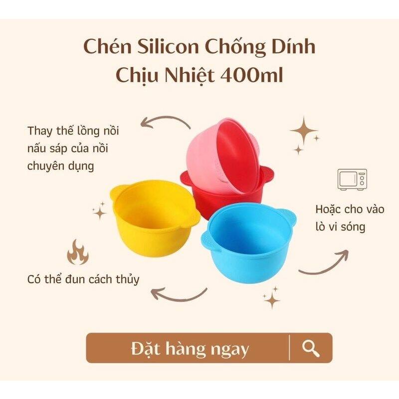Chén Silicon Nấu Sáp Wax Lông