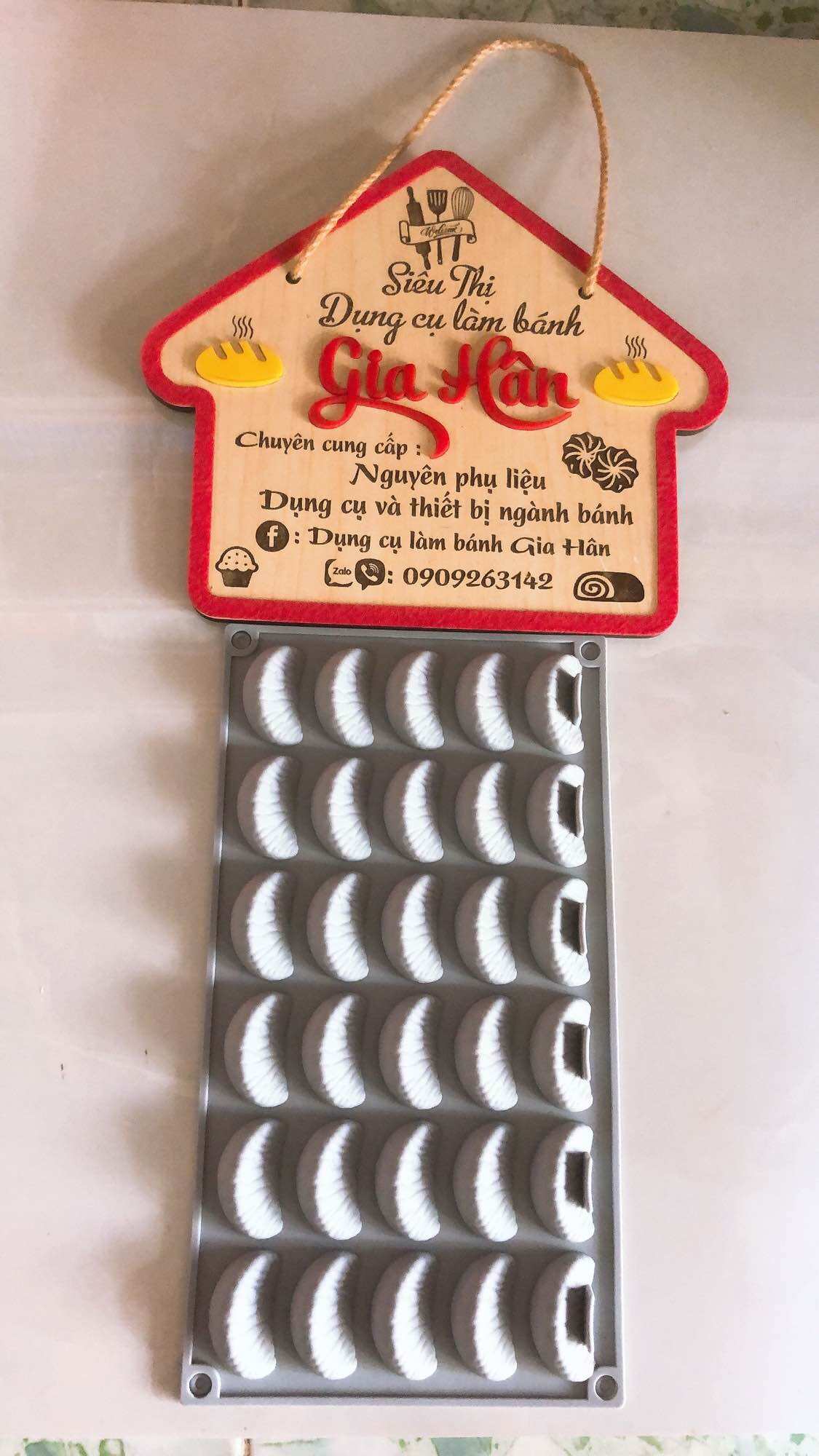 Khuôn silicon hình múi cam/chanh