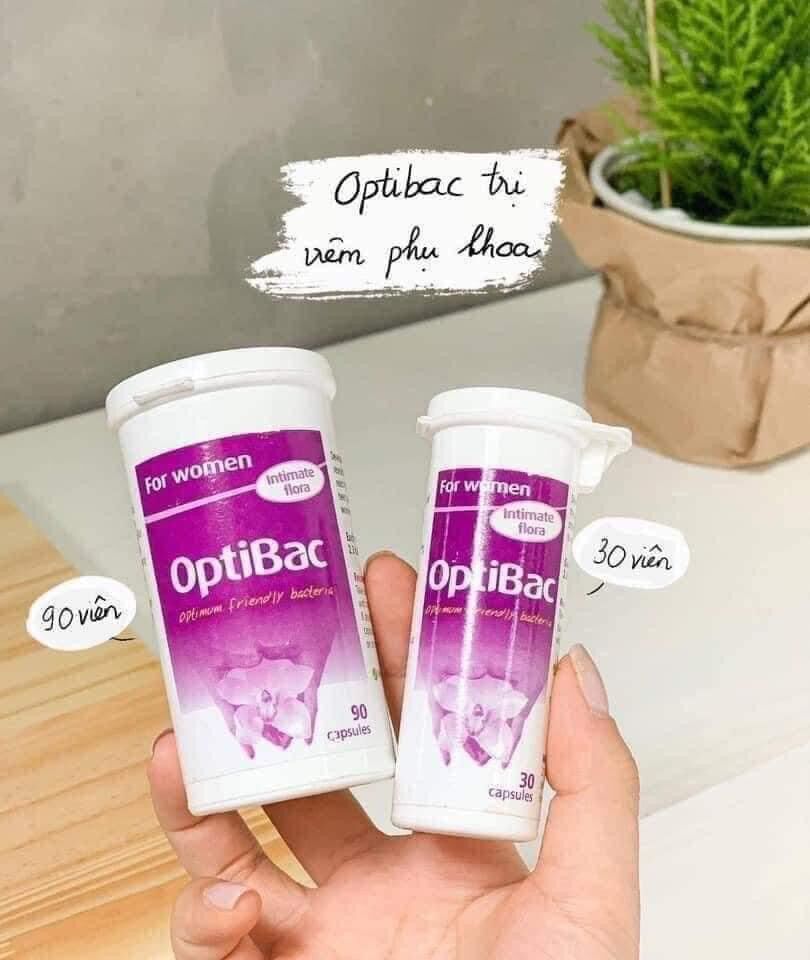 Men phụ khoa optibac tím 90v