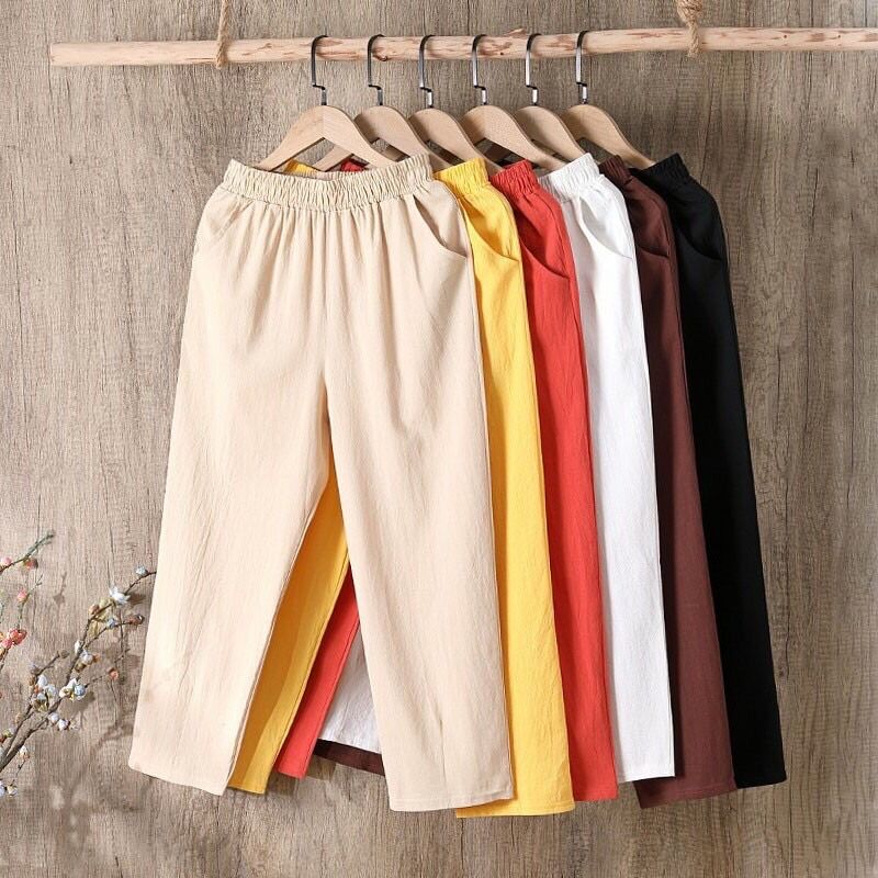 Quần Baggy Đũi Thái quần đũi dài nữ Bigsize
