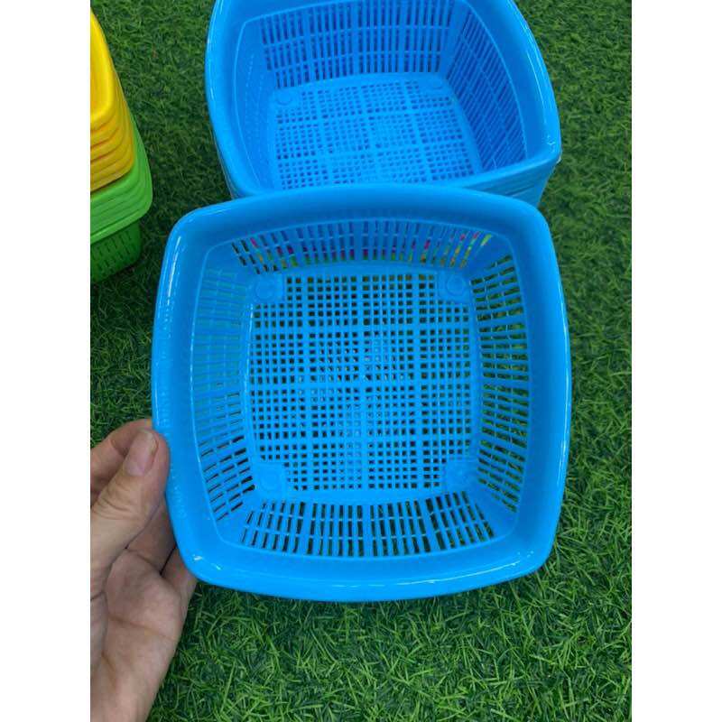 💥Set 5 Rổ VUÔNG, Cở Nhỏ, Mini Nhiều Màu (Kt: 15*5cm)