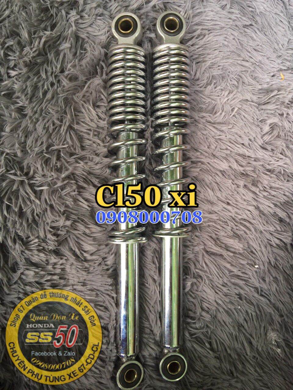 Phuộc cl 50 xi đẹp, bao nhún nhảy, dành cho mọi dòng xe 67 - 68 - cd - cl