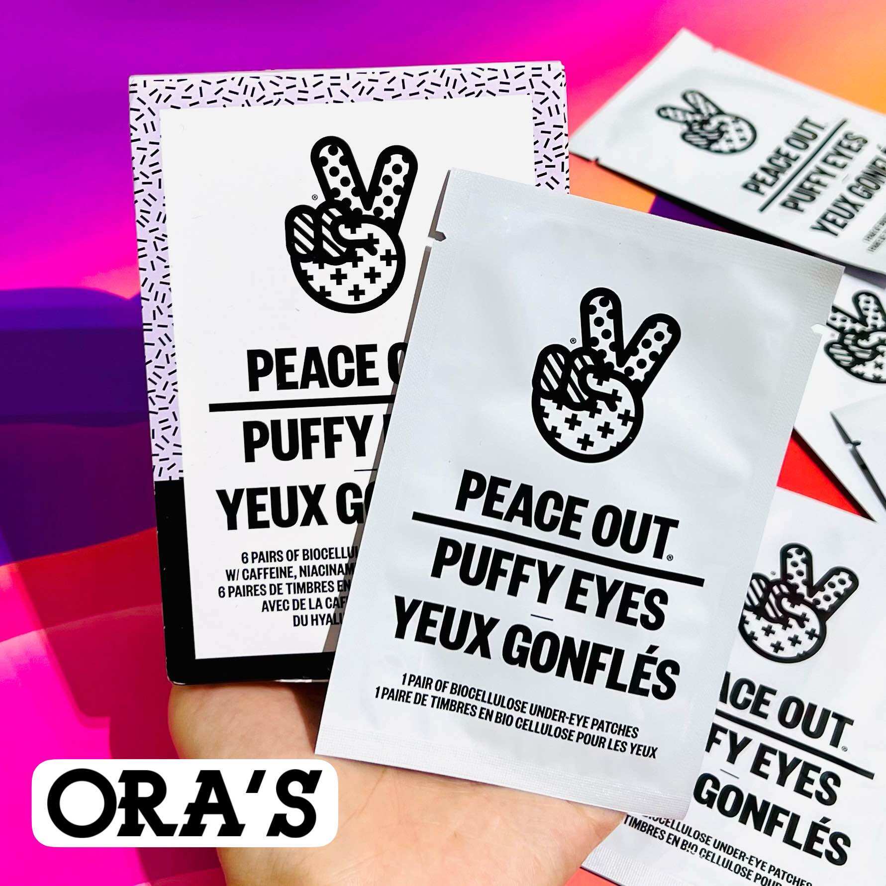 Mặt nạ mắt Peace Out Puffy Under-Eye Patches