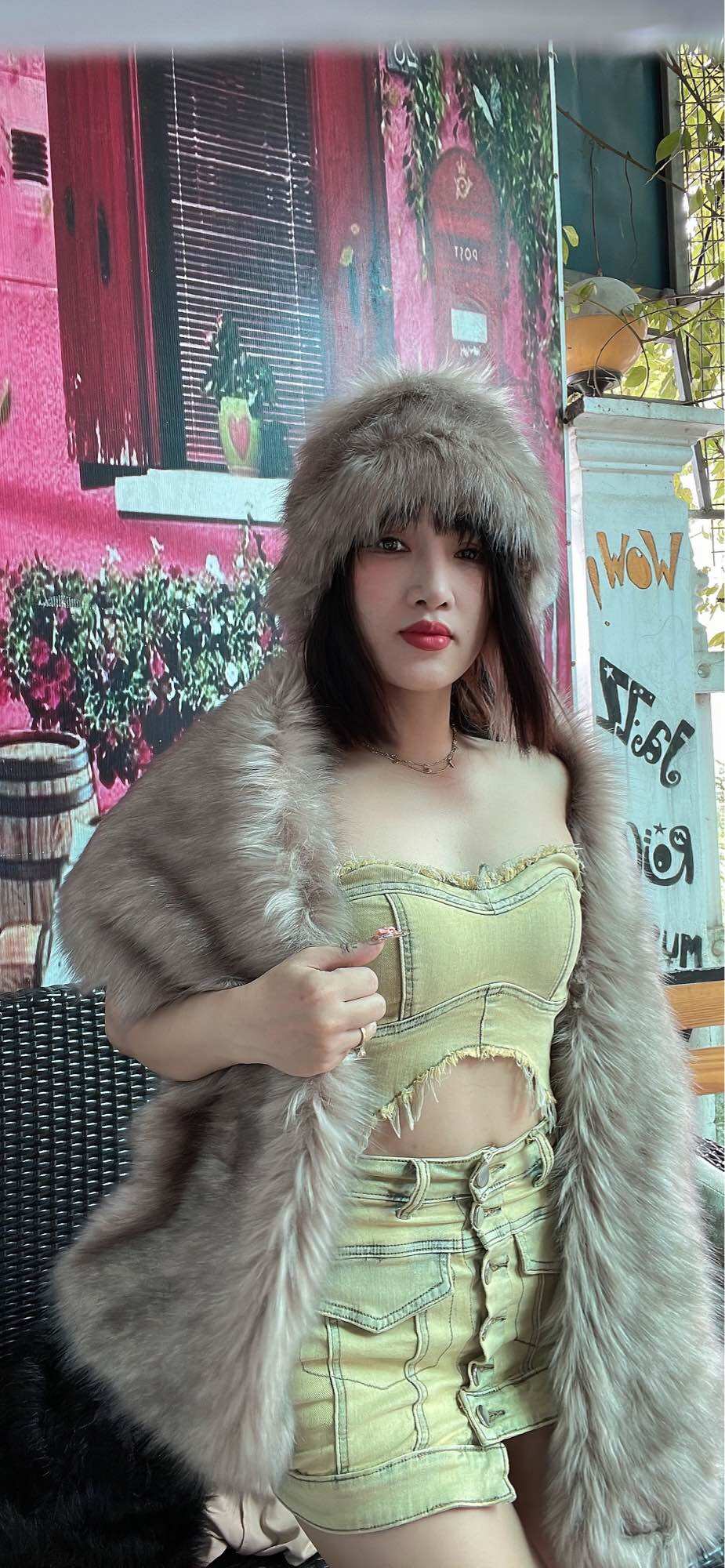 Mũ lông cho nữ