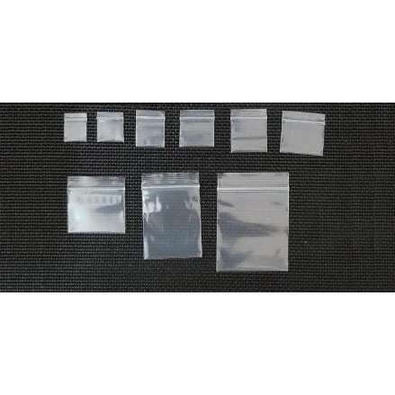 Túi zip zipper chỉ TRẮNG ziplock nhỏ mini miết mép đựng quà tặng phụ kiện 50 cái greenkios