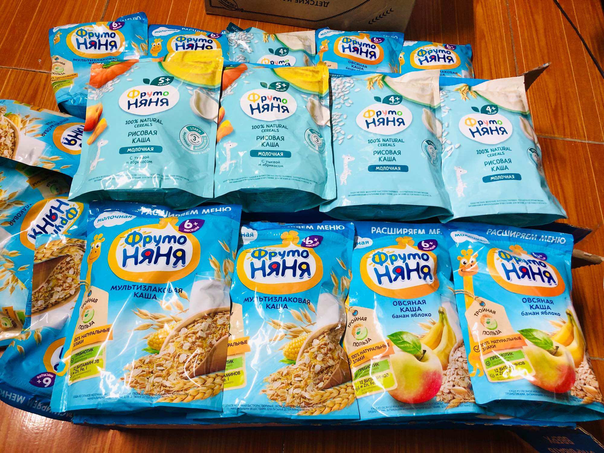 Bột ăn dặm Heinz/Fructo Nga date 2025