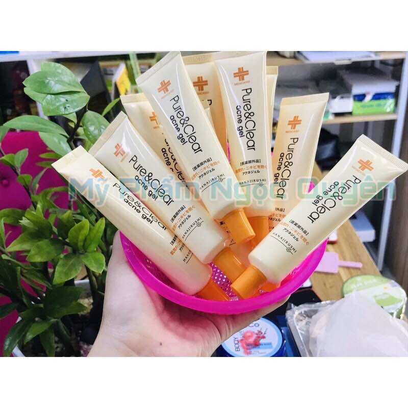 Gel trị mụn pure&clear nhật bản acne tuýp 40gr