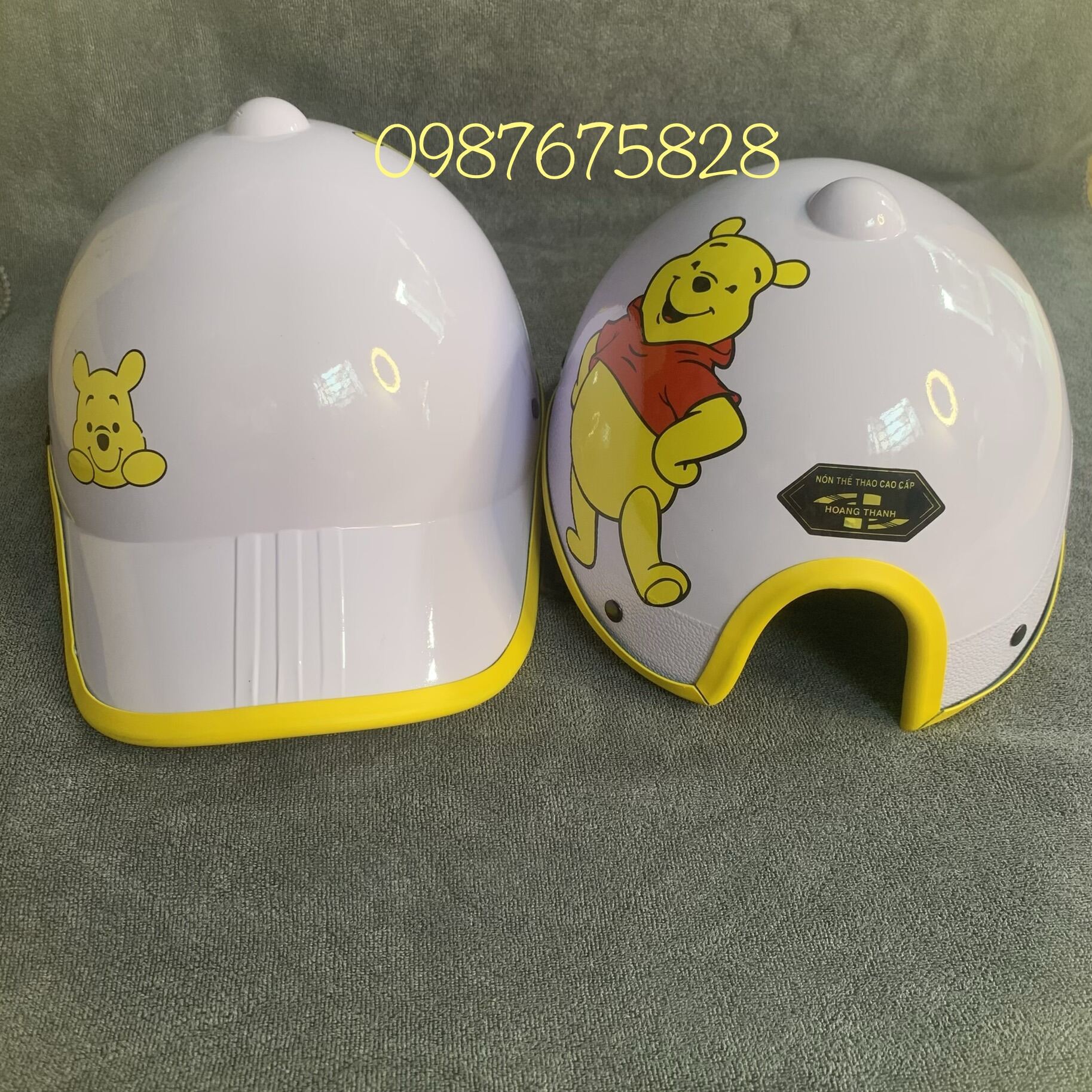🐯  🐯 Nón nảo hiểm kết gấu dâu chuẩn cty chính hãng