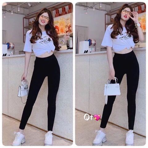 Quần legging Thái dáng dài🌸Legging rainbow chất đẹp🌸freeship🌸