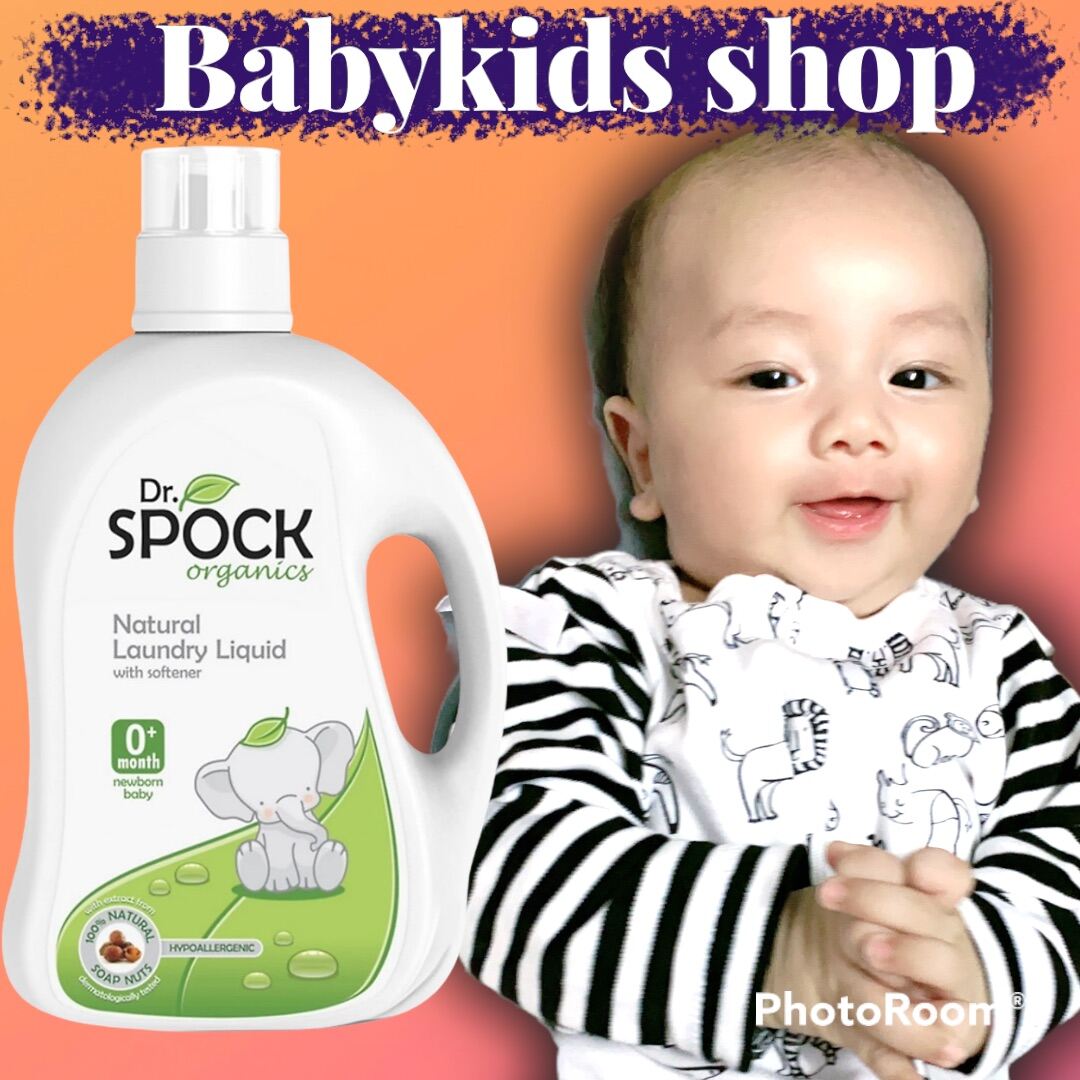 CHÍNH HÃNGNước giặt quần áo Organic cho trẻ từ 0 tháng tuổi Dr Spock 2000ml