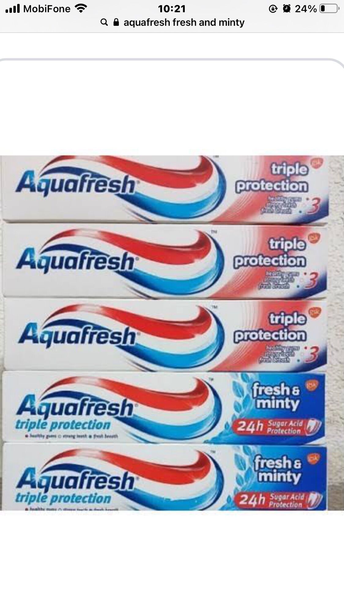 Kem Đánh Răng Aquafresh Triple Proprotection 100G