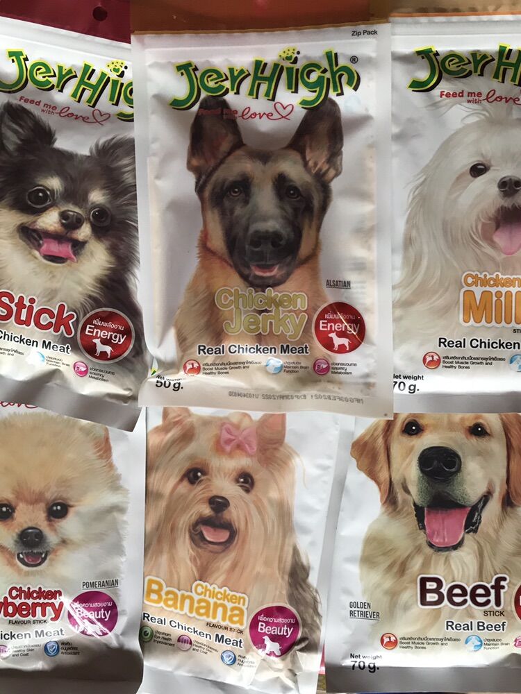 Stick Snack jerhigh 70g -que snack Jerhigh đủ vị 70g