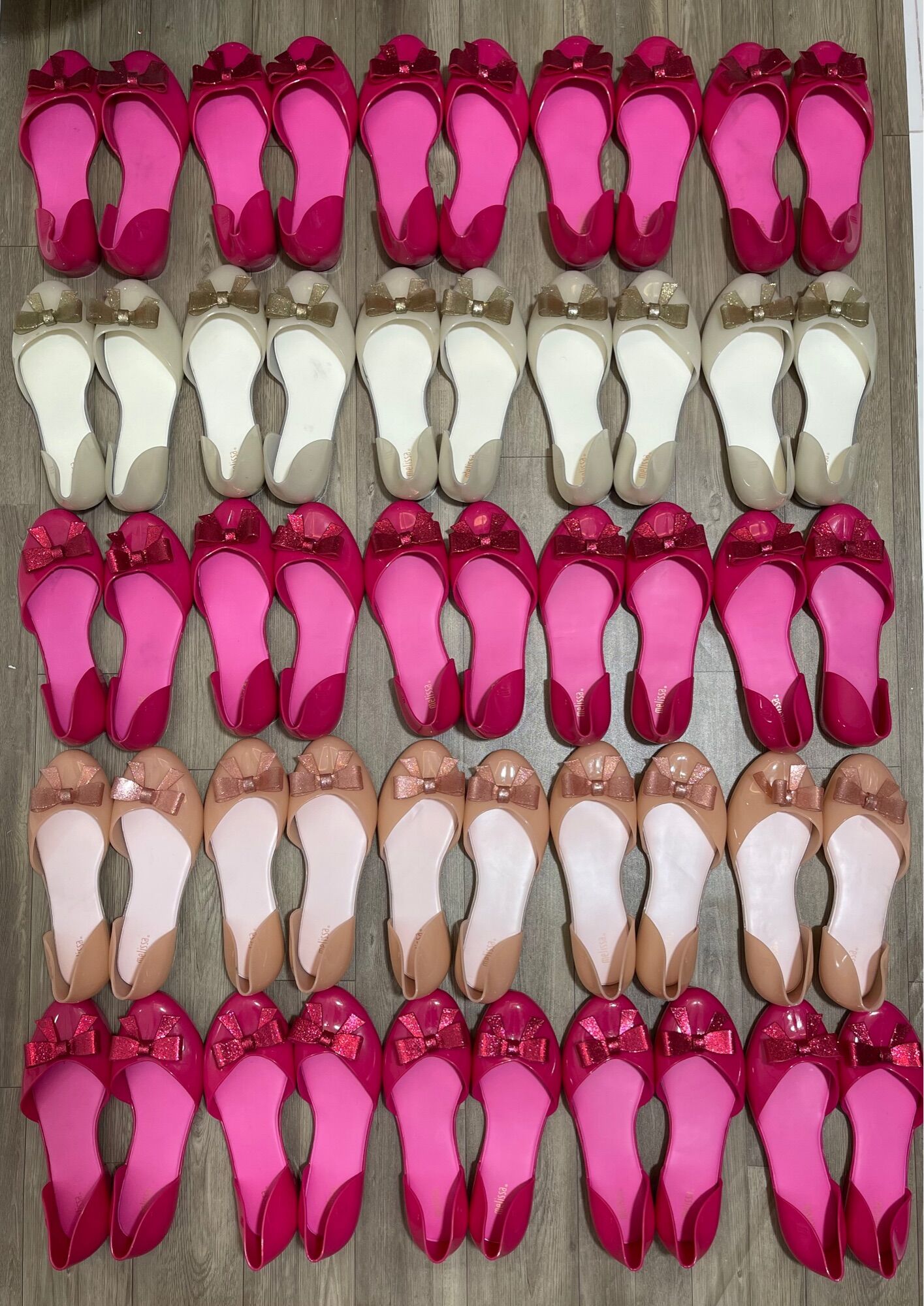 Giày nữ nhựa thơm Melissa size 39