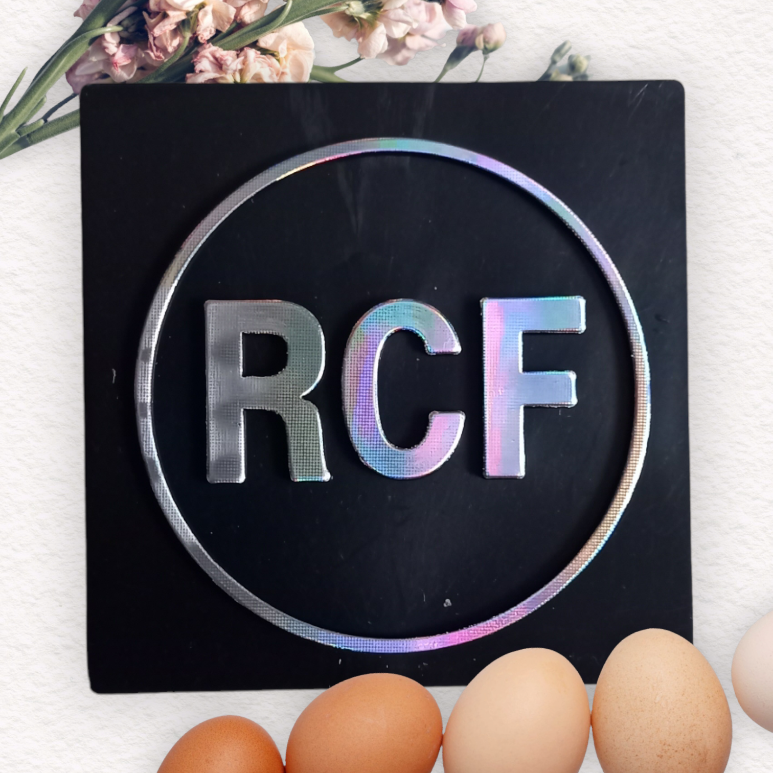 Tem Dán Thùng Loa RCF ( Trắng 1 bộ 23k)
