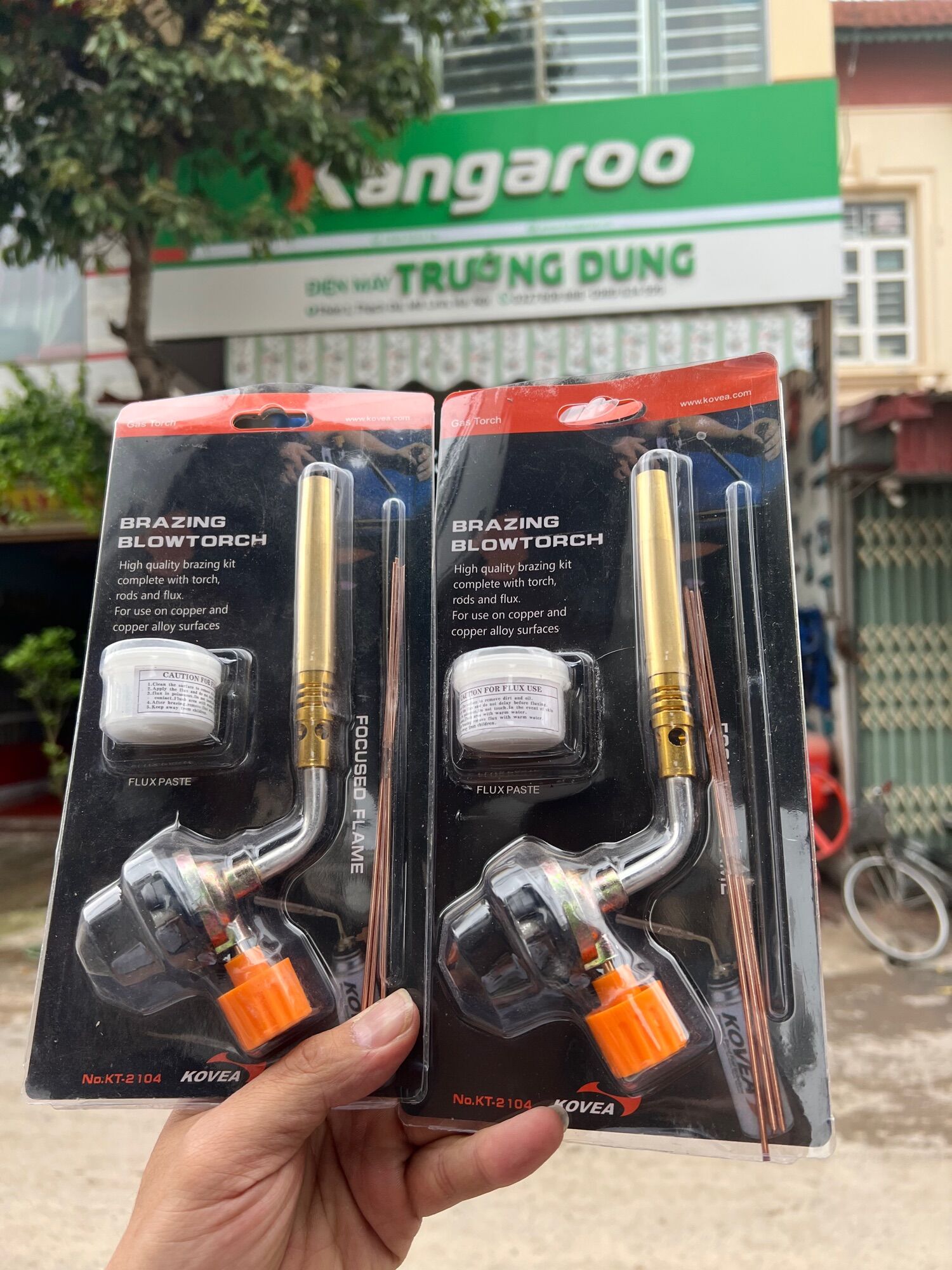 Khò ga mini chuyên dụng KOVEA đầu đồng và khò HD