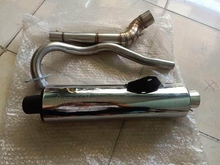 Lon pô CBR + cổ 304 cho dòng xe Raider , Satria