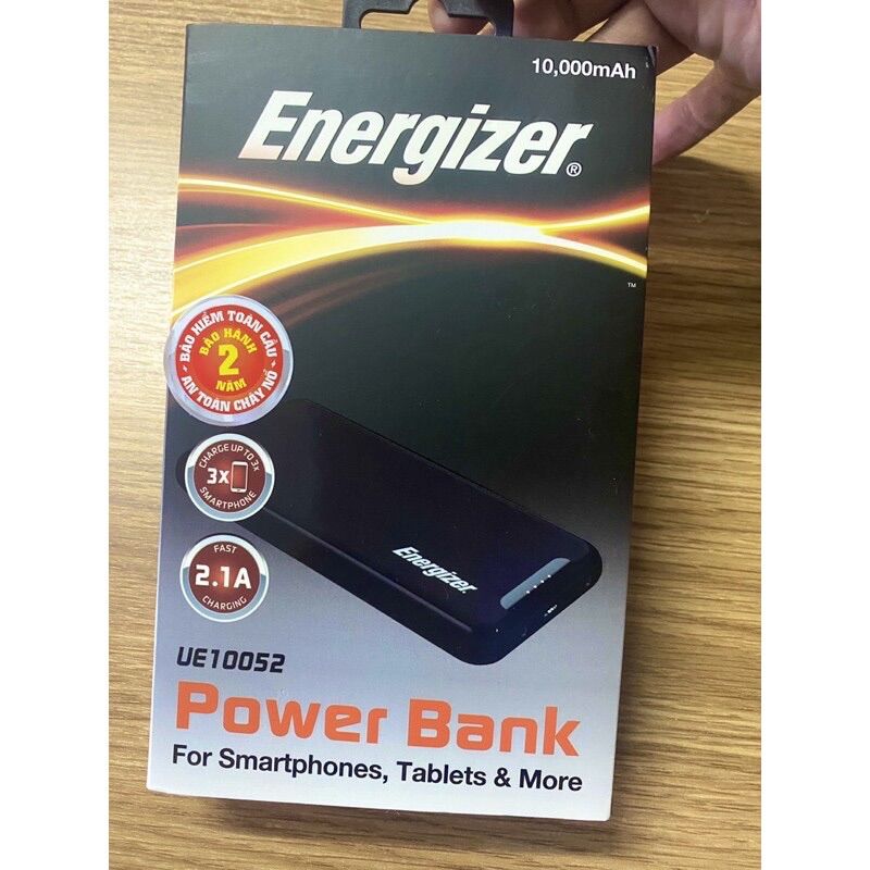 Pin dự phòng energizer 10.000mah - ue10052