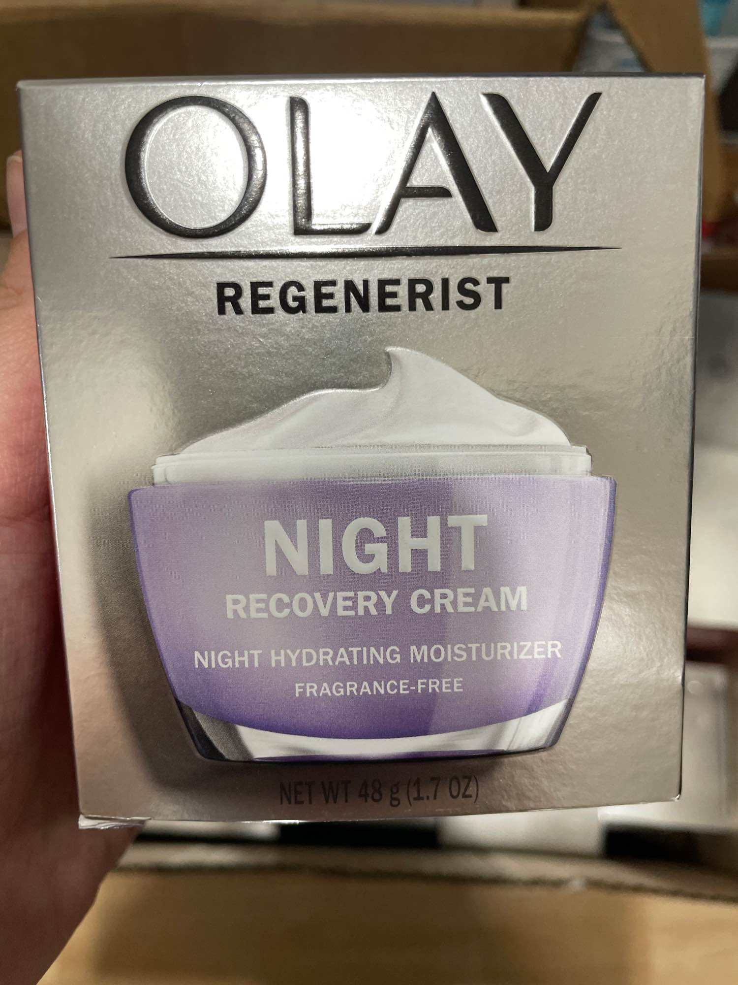 [HCM][Hàng Mỹ] Kem dưỡng ban đêm tái tạo da ngừa lão hóa Olay Regenerist Night Recovery Cream Face Moisturizer (48g)