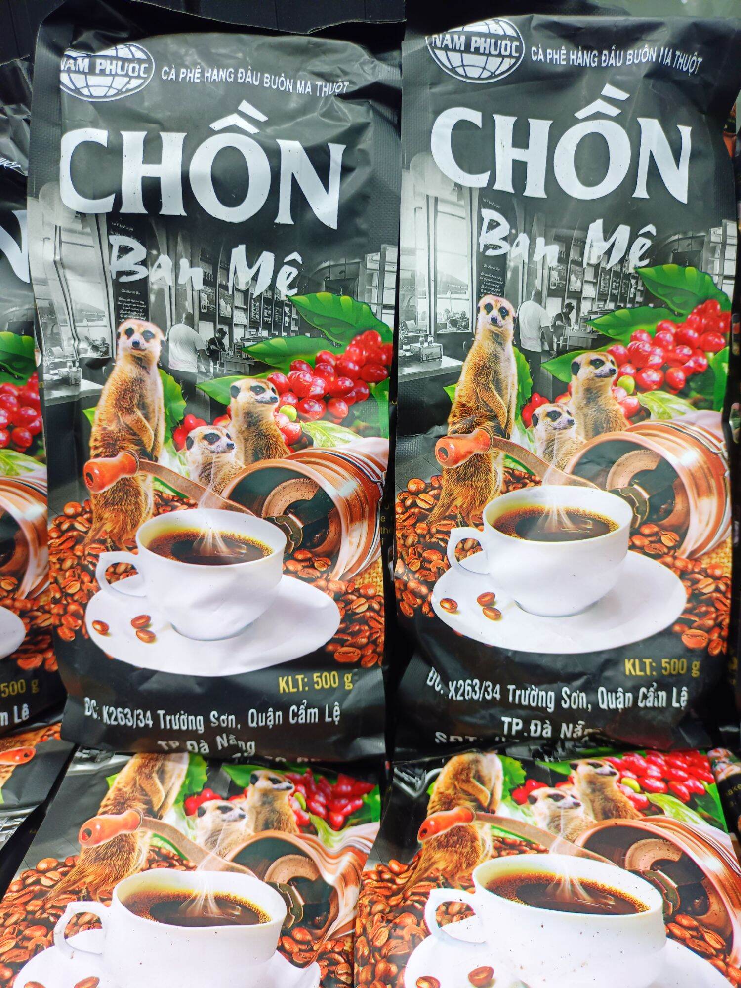 Cà phê pha phin chồn ban mê