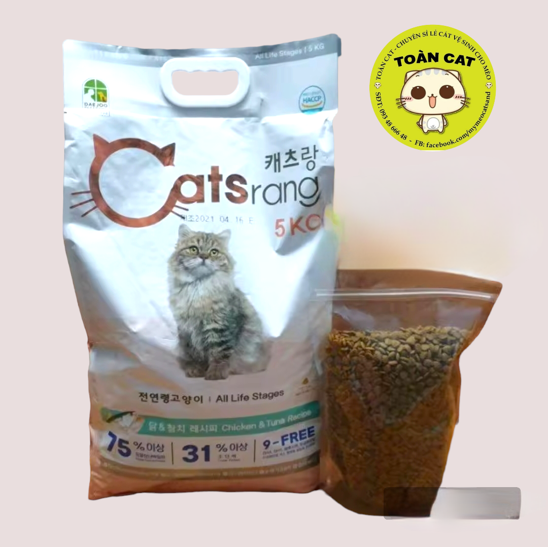 Thức ăn mèo catsrang - nhập khẩu hàn quốc