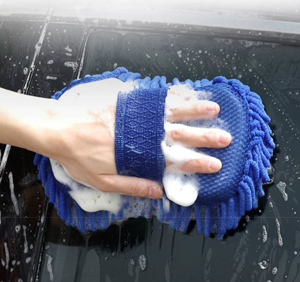 Mút bọt biển rửa xe sợi bông Microfiber