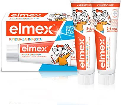 Kem đánh răng trẻ em đức elmex 0 - 2 và 2 đến 6 tuổi 50ml