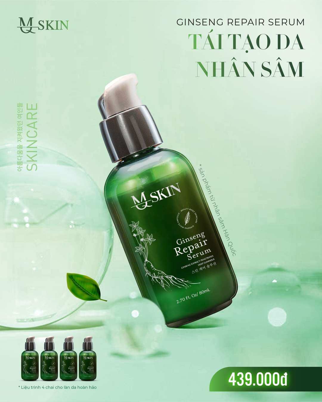 [HCM]Thay da Nhân Sâm MQSKIN