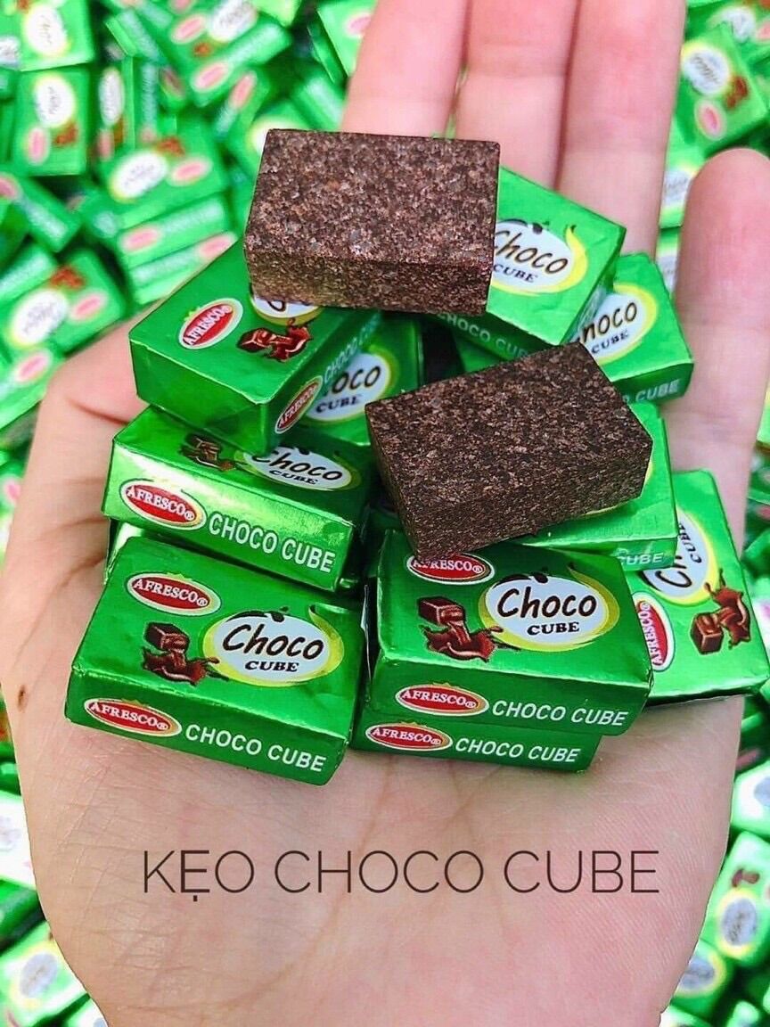 Kẹo choco cube hũ 120 viên