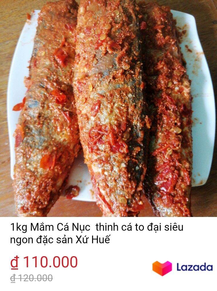 1kg Mắm Cá Nục thính siêu ngon cá Đại to đặc sản Huế